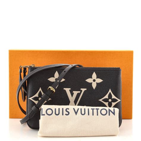 louis vuitton empreinte double zip pochette|louis vuitton multi pochette bag.